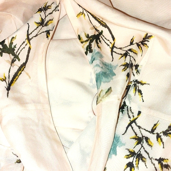 NWT Joie Cocktail Kayane Goldenrod 100% Silk Dress Size 2 - Picture 11 of 15